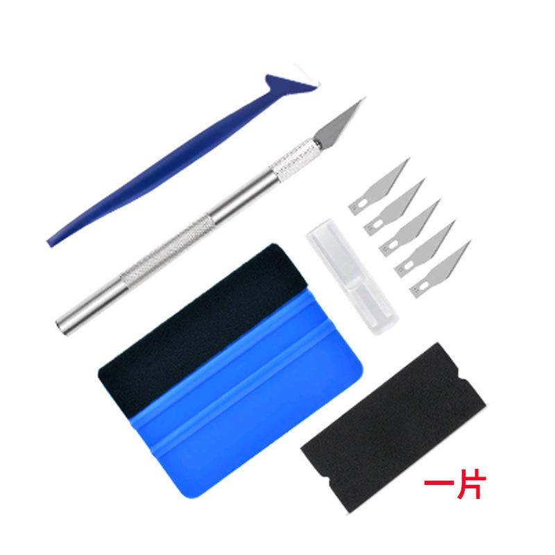 

10Pcs Car Wrapping Vinyl Tool Kit Window Film Tint Tools Car Wrap Sticks Edge Trimming Squeegee Tinting Felt Edge Squeegee