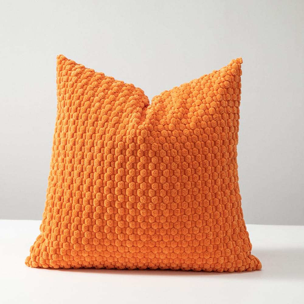 With Zipper Pillowcase Corduroy Plush Pillow Case Fashion Cushion Cases  Christmas Day