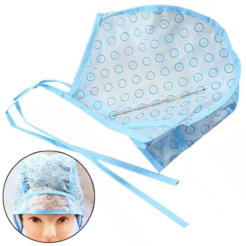 1-6 Stück Haarfärbekappe zum Strähnen Haarfärbekappe Einweg-Strähnenkappe Mit Plastikhaken Friseurwerkzeuge zum Färben