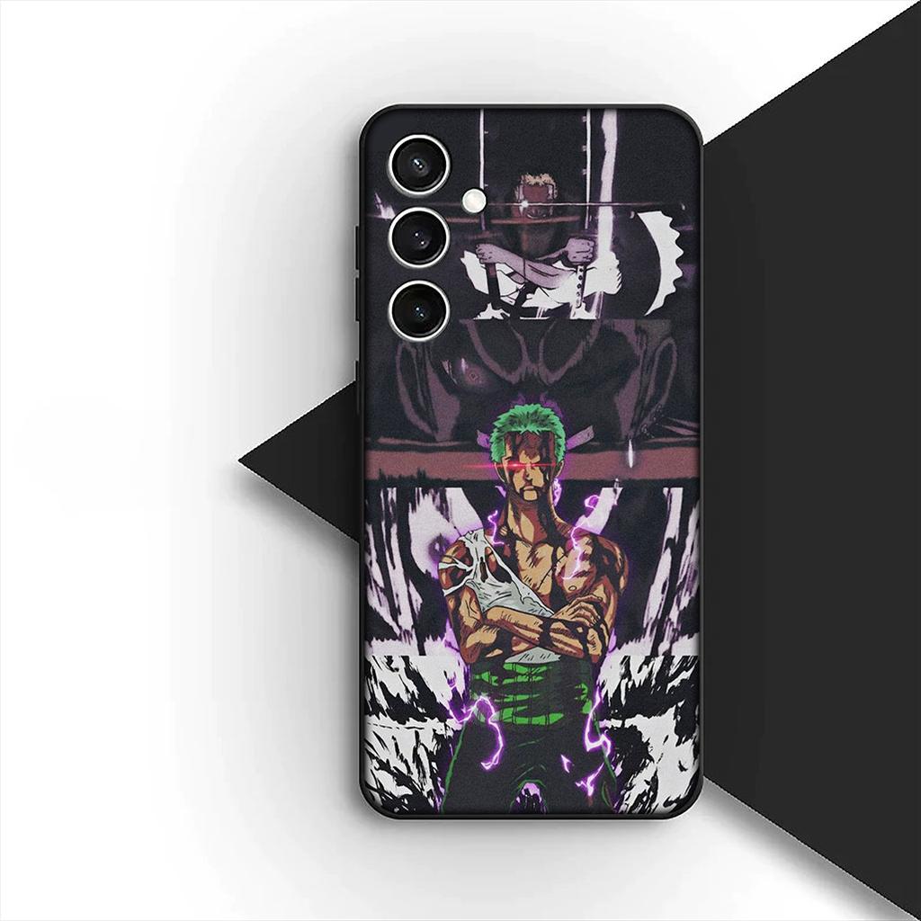 ONE Luffy Roronoa Zoro PIECEs Phone Cover for Samsung Galaxy S25 Edge S26 S24 FE Ultra Plus A08 A18 S25+ S23+ A56 5G Case