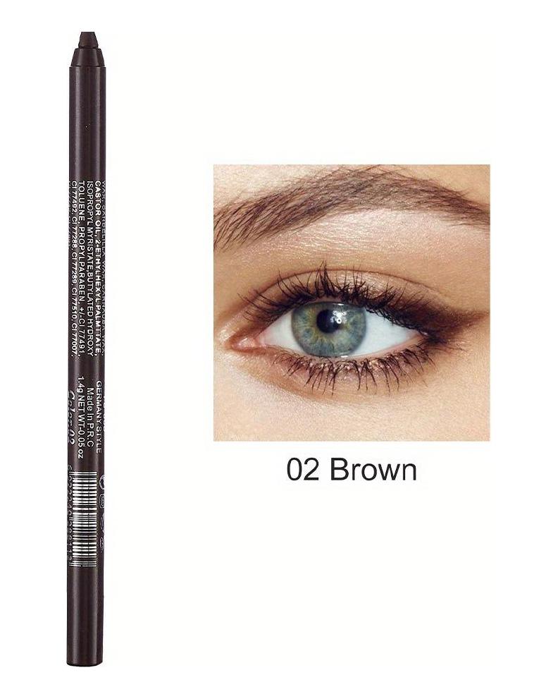 Multifunktionaler Lidschattenstift Monochromer Eyeliner-Stift Perlenglitzerkleber Eyeliner-Stift Augen-Make-up-Stift