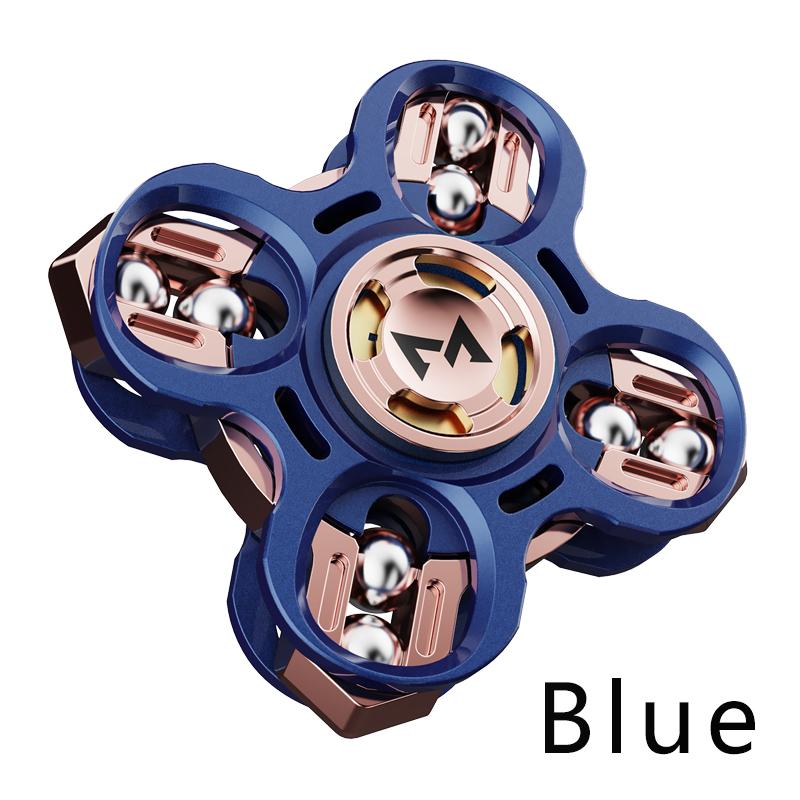 Fideget Toy Metal Tuning Fork Fidget Spinner Toy For Adults Edc Focus Stress Relief Gift Cool Birthday Present For Men Teens