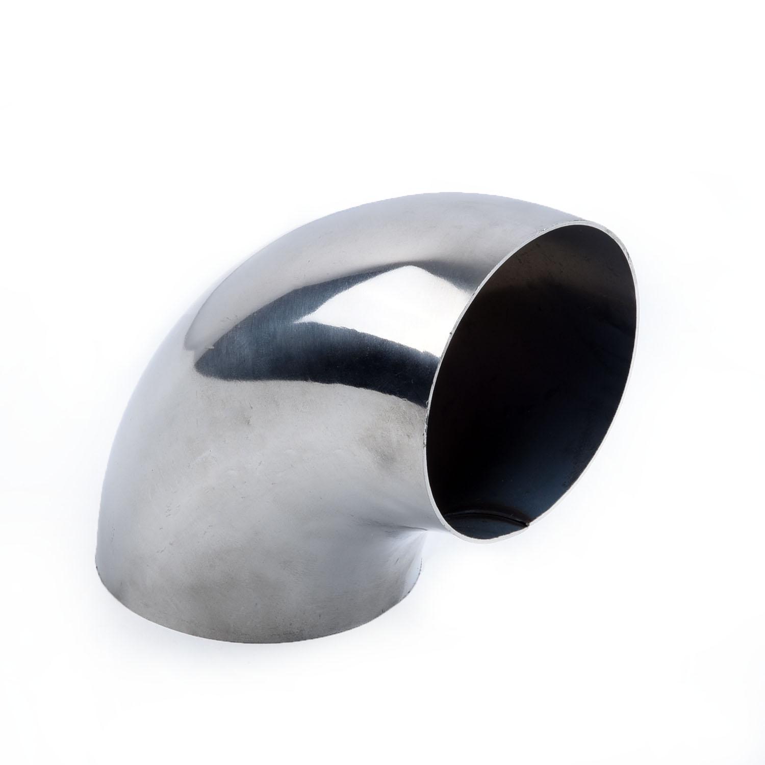 

76 мм 3 дюйма 90 градусов оправка выхлопной трубы колено из нержавеющей стали