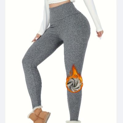 Leggings Termici da Donna Foderati in Pile, Leggings da Allenamento Invernali Caldi e Spessi, Morbidi Pantaloni da Yoga
