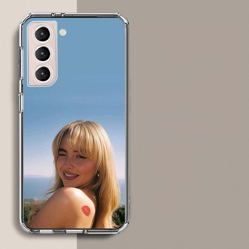 Singer S-Sabrina C-Carpenter Phone Case For Samsung Galaxy S25 Edge S24 S23 FE S21 S20 S10 Plus S22 S26 Ultra Cover Clear Cases