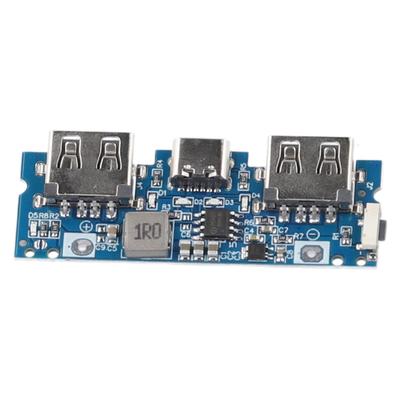Micro/Type-C Lithium Battery Charger Board USB 5V 2.4A Mobile Power Bank Accessories Dual USB Mobile Power Bank Module for Phone