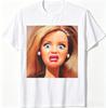 Funny Shirt Featuring The Disgusted Face Meme Doll Babe Unisexs T Shirt Cotton Tee Unisex Summer Novelty Oversize Casual Humor Meme