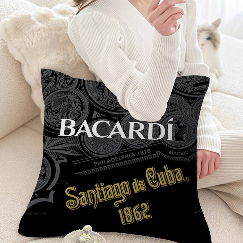 B-Bacardi Rum Vampire Bat Lucky Dragon pillow cover sofa cushion cover home room decoration children gift