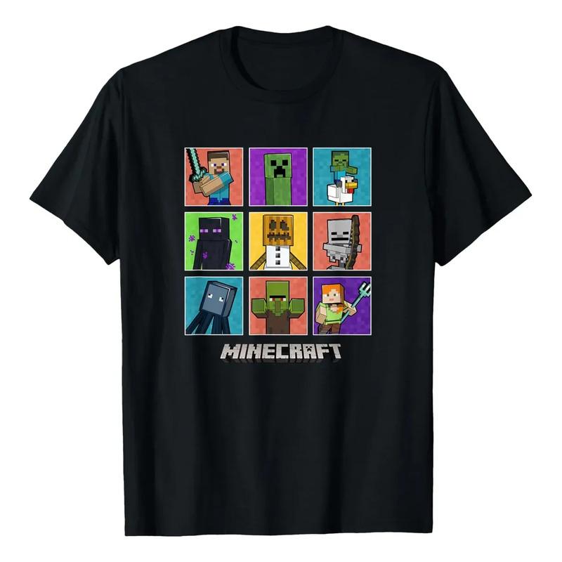 Camiseta Colorida Minecraft Group Shot Box Up S разноцветный