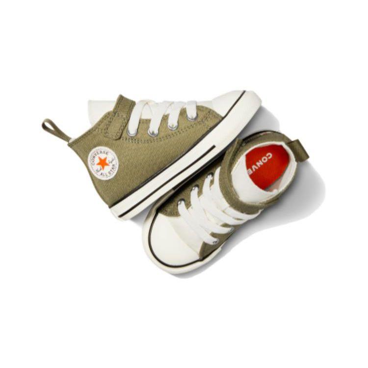 Converse Chuck Taylor All Star Canvas Round Toe High Top Kids Canvas Shoes Kids Sneakers Green A06369C