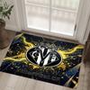 Villarreal FC Design Crystal Velvet Carpet Cozy Non?Slip Printed Rug For Bedroom Living Room Entrance