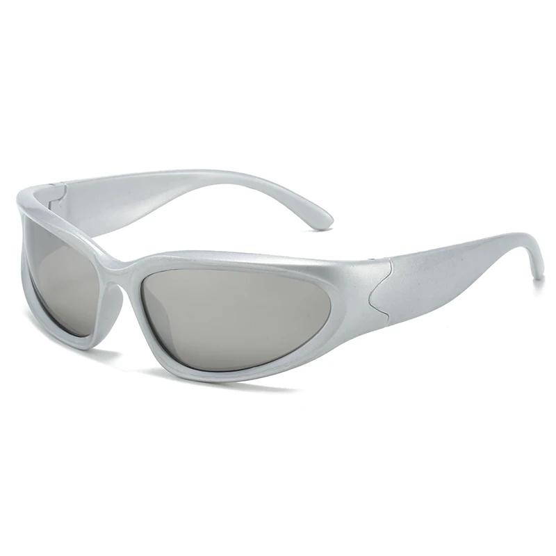 Cyberpunk Futuristic Sunglasses For Women Men Street Trendy  Shades Glasses Personality Super Cool Photography Sun Protection