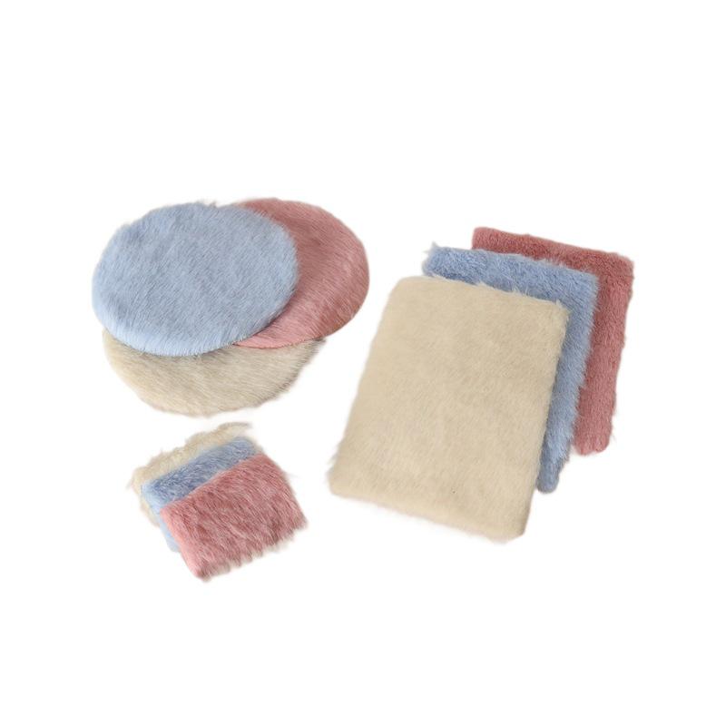 Miniature Plush Rug for Dollhouse Decoration