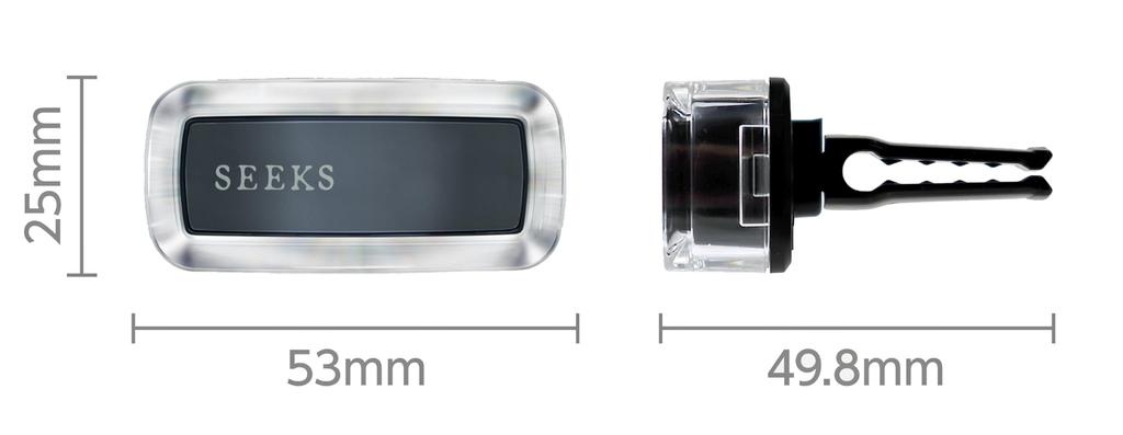 Harukado 3669 Linen Car Sikes Clip 2 Pack