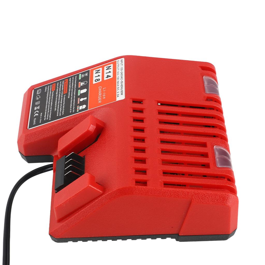 14V‑18V Fast Li Battery Charger Multi Levels Guard Safe Li Ion Battery Charger for M12