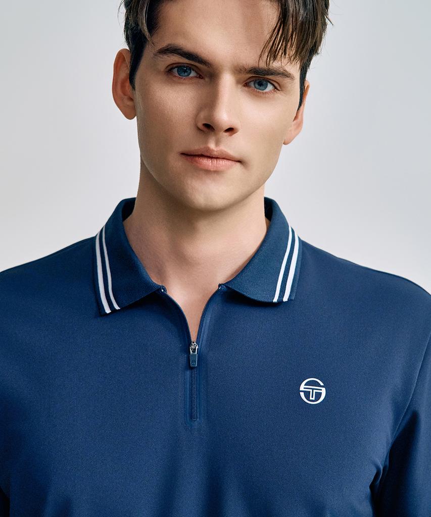 SERGIO TACCHINI M Zipper Neck Polo