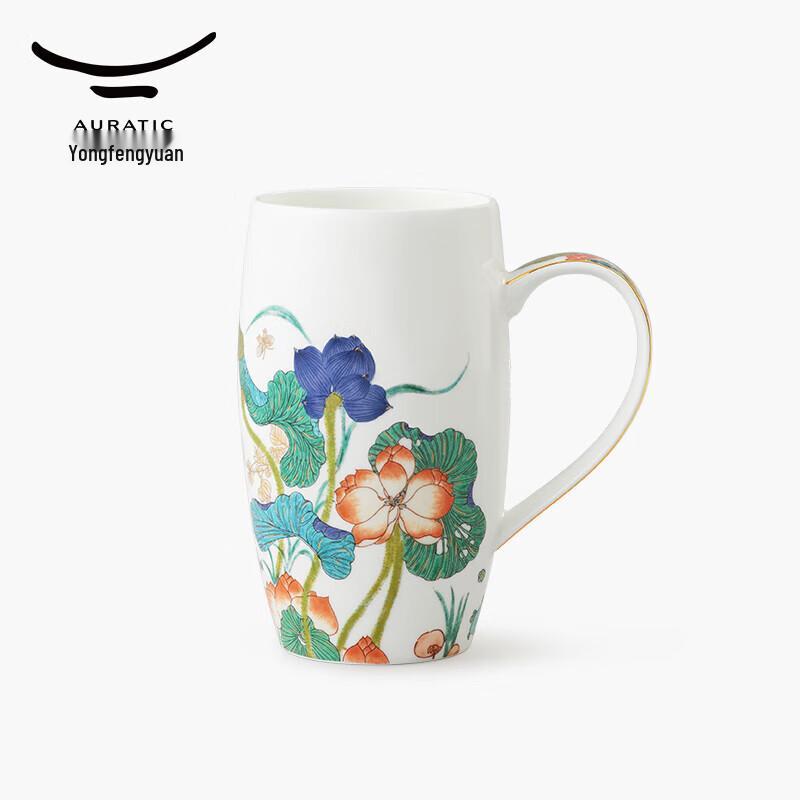 Auratic Happiness and Harmony Ceramic Teacup