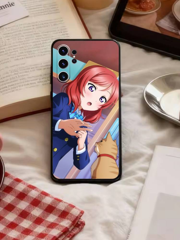 Love Live-Nishikino Maki Handyhülle Für Samsung S26,S25,S24,S23,S22,S21,S20,Plus,Fe,Lite,Andere Schwarze Hülle