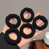 5pcs/Set Mixed Color Thick Hair Ties Soft Seamless Towel Scrunchies Women Girls Elastic No Damage Ponytail Holders Rubber Band