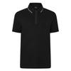 Armani Exchange Mens Stripe Quarter Zip Polo Shirt