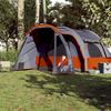 Tente familiale 6 personnes orange imperméable