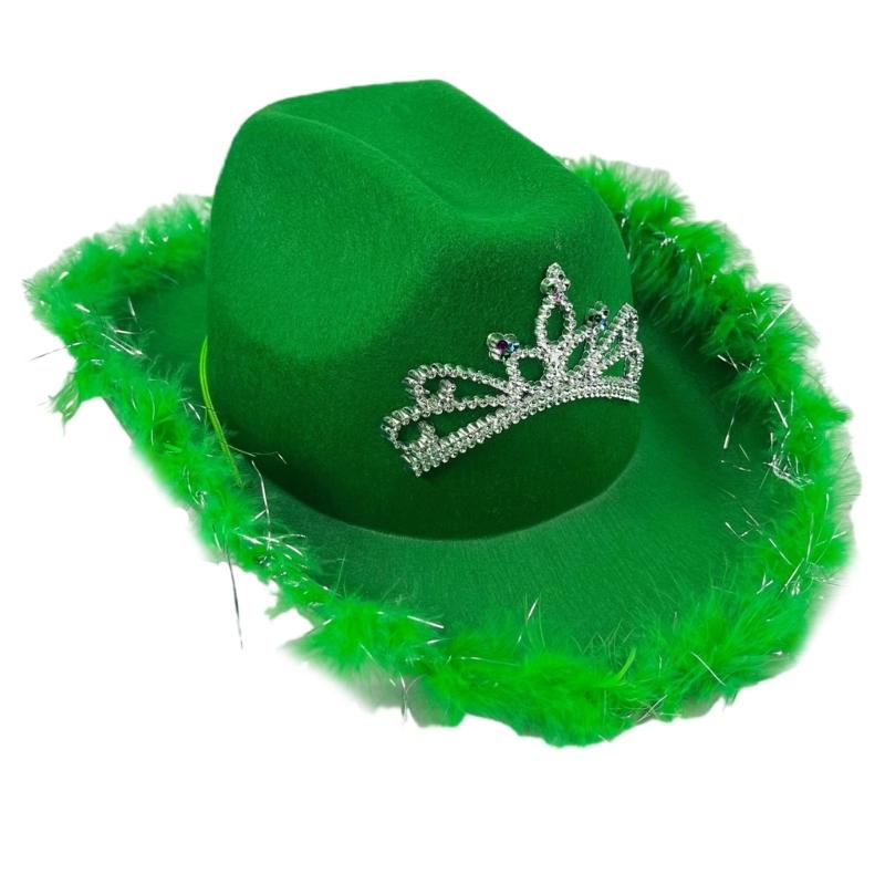 Bachelorette Party Cowgirl Cap for Bride Lady Fedoras Hat Bridal Shower Cowboy Hat Girls Carnivals Party Photoshoots Cap