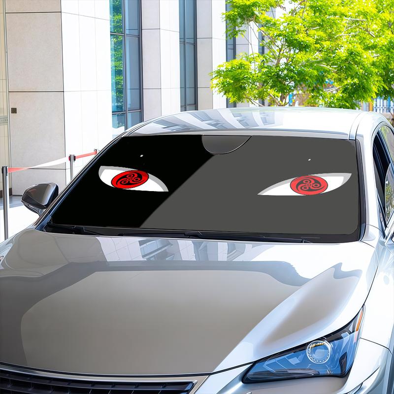 Funny N-NarutoS Eye Cool Car SunShade Windscreen Cover Shade Car SunShade UV Rays Car Sun Visor Protector