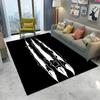3D Beast Paw Print Claw Cartoon Carpet Rug for Home Living Room Bedroom Sofa Doormat Decor,kids Play Area Rug Non-slip Floor Mat