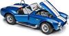 WELLY Ford 1965 Shelby Cobra 427 SC Blue Diecast Miniature Car Finished Model 24002W BL 1/24 /