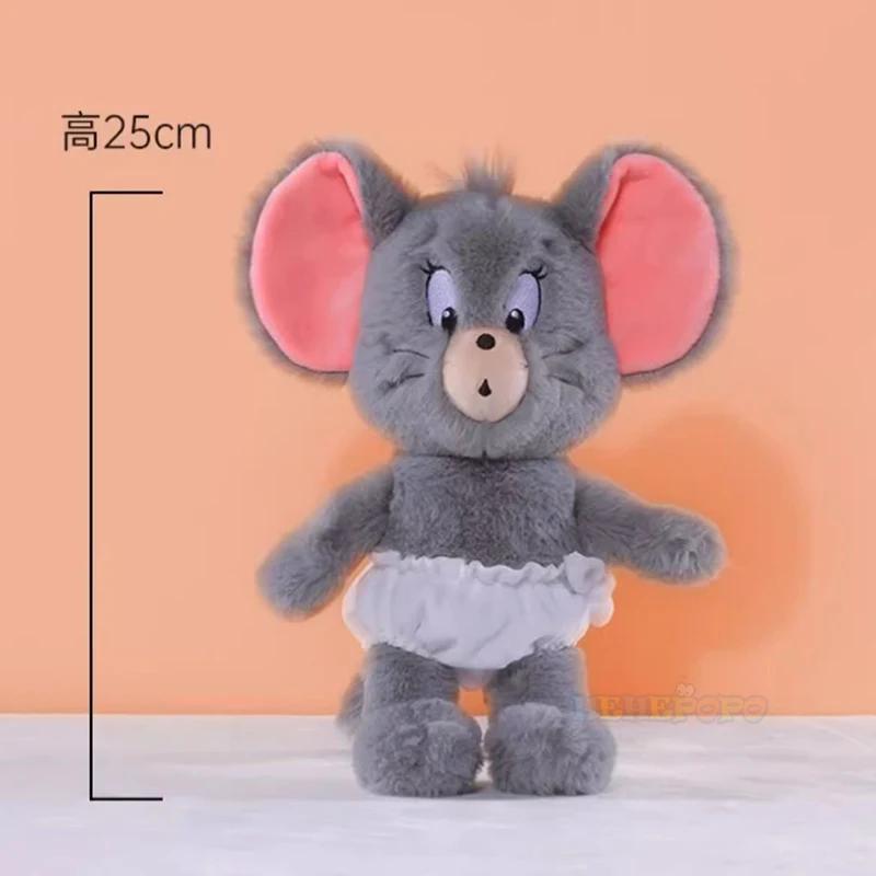 25cm Soft Plush Cat Doll Imitation Rabbit Fur Cute Throw Pillow Toy