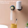 Mouthwash Cup Toothbrush Storage Household Washbasin Free Punching Rack Bathroom Supplies