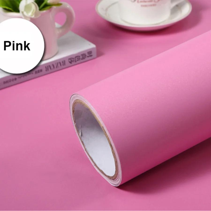 Pearl White DIY Decorative Film PVC Self Adhesive Wall Paper Furniture Renovation Stickers Kitchen Cabinet Waterproof Wallpaper