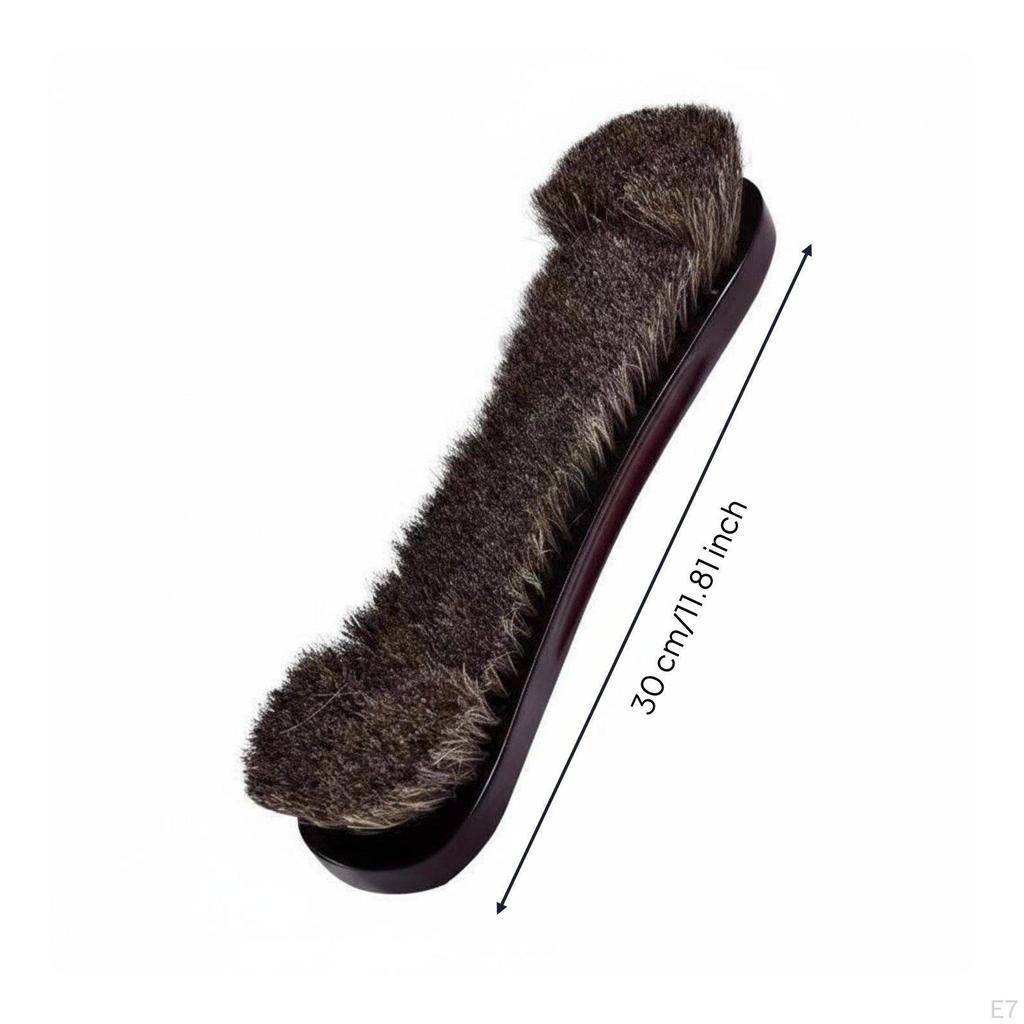 Billiard Table Brush Soft Fibers Horsehair Wooden Handle Athletic Gear Accessory for