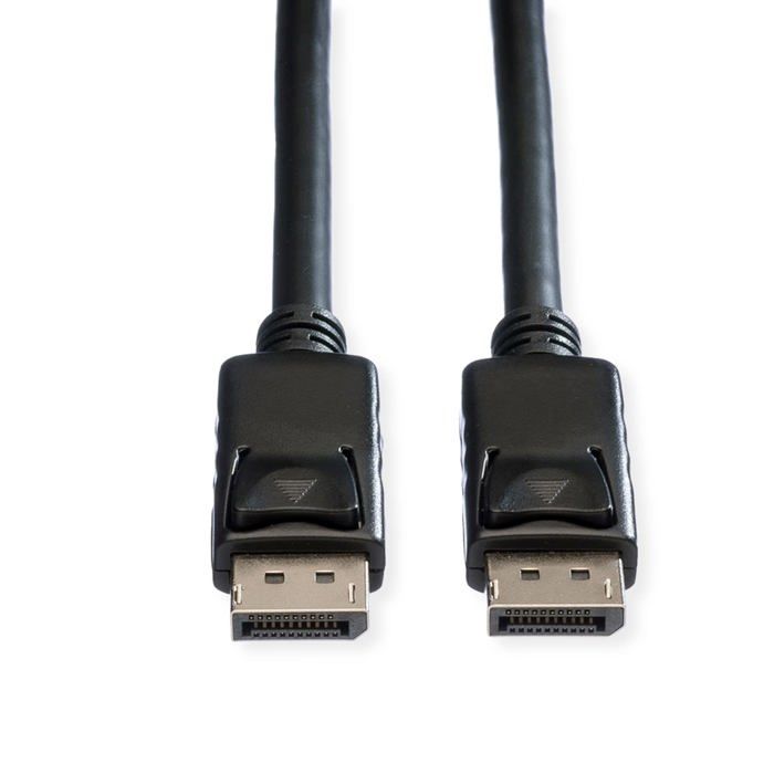 Câble DisplayPort - ROLINE - 3 m - Mâle à mâle - Noir - Compatibilité: Ordinateur portable - Utilisation: Tv