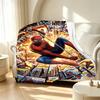 Batman Pattern Blanket for Home Decoration, Bed, Sofa, Car Travel, Camping, Suitable for All Seasons, Birthday Christmas Gift