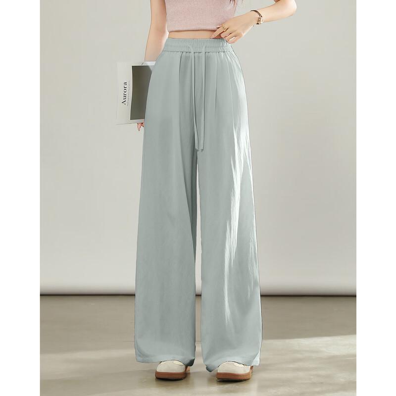 TERRE BLEUE Women s Casual Wide-Leg Pants 28