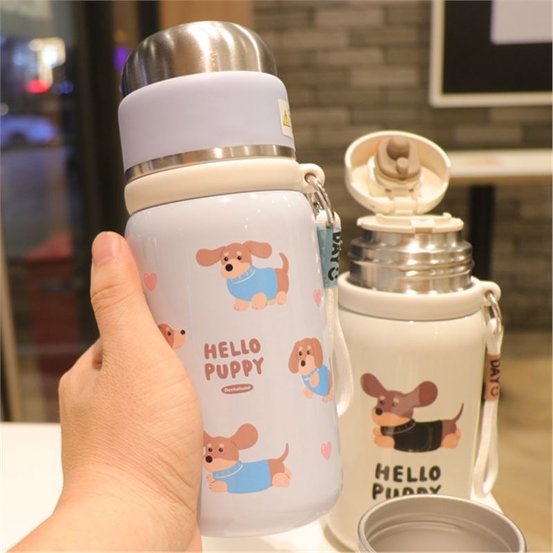 Thermos Cup Female New Student Water Cup School Special Children's Cup Cute Female High-value Birthday Gift