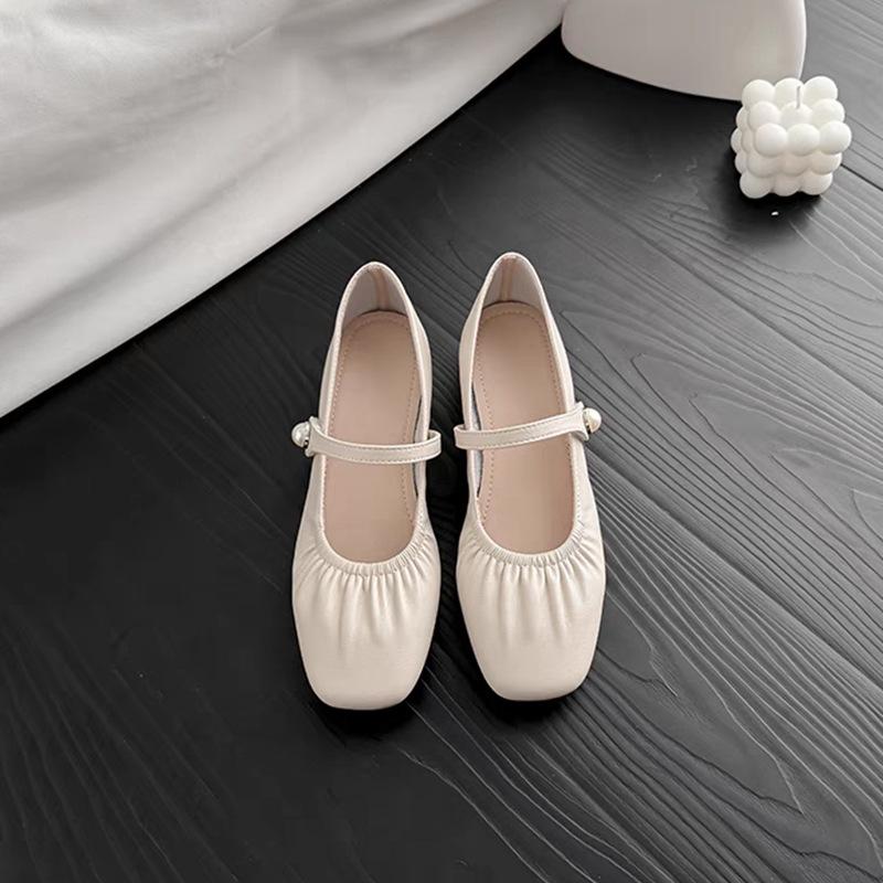 

Серебристые туфли-лодочки с квадратным носком, женские, новые летние, под юбку, темпераментные, на низком каблуке, с открытым верхом, Мэри Джейн, маленькие кожаные туфли 40 абрикосовый