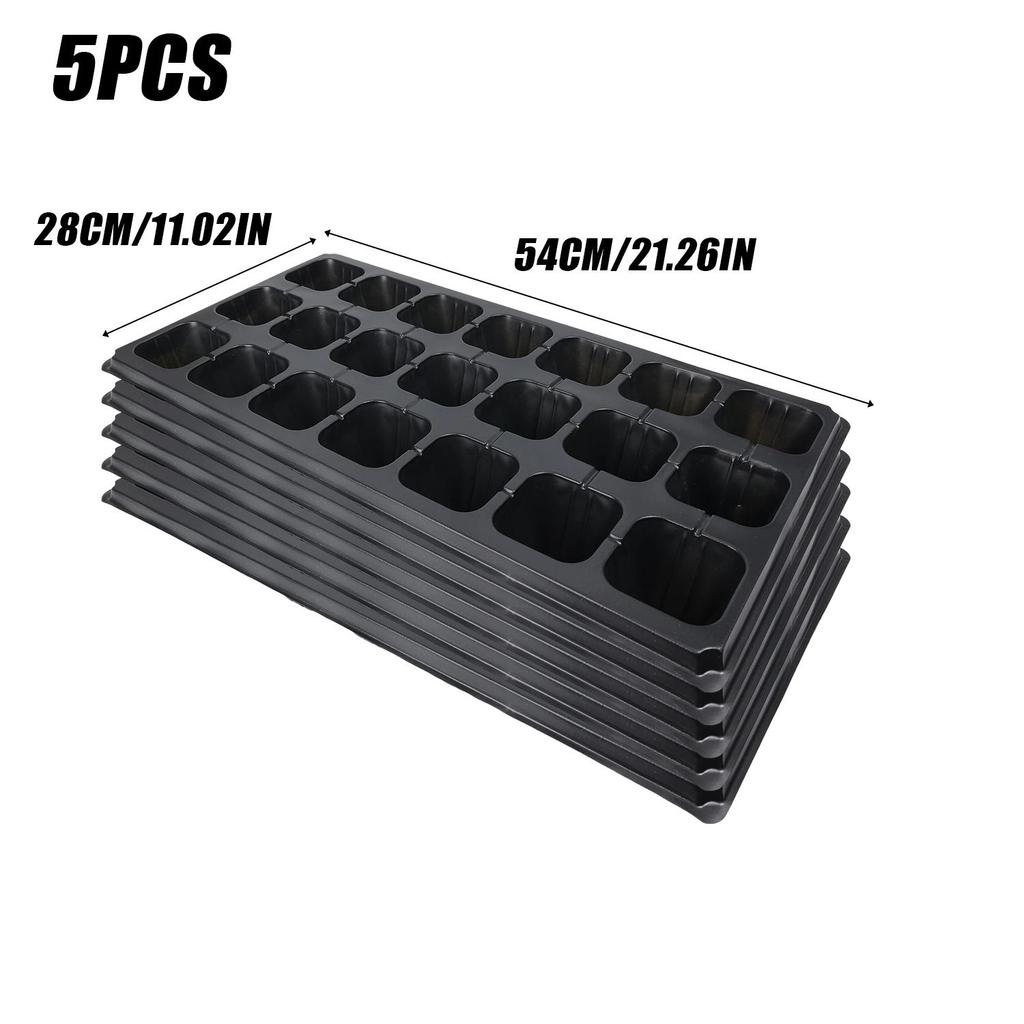 Plant Nursery Tray Multi Hole Seed Starter Pots With Drainage Seedling Grow Containers For Vegetables Flowers Succulents Indoor