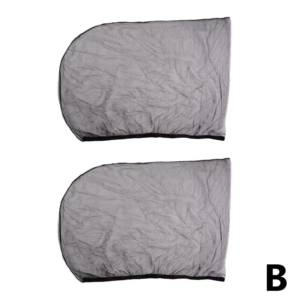 1Pair Car Window Sunshade Mesh Auto Rear Side Window Cover Window Visor Screen Shade Breathable Anti-mosquito Insect O1T1