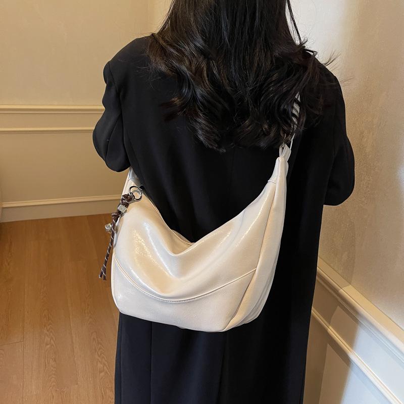 Simple Large-capacity Bag Women's 2025 New Fashion Versatile Casual Shoulder Bag Student Commuter Messenger Tote Bag