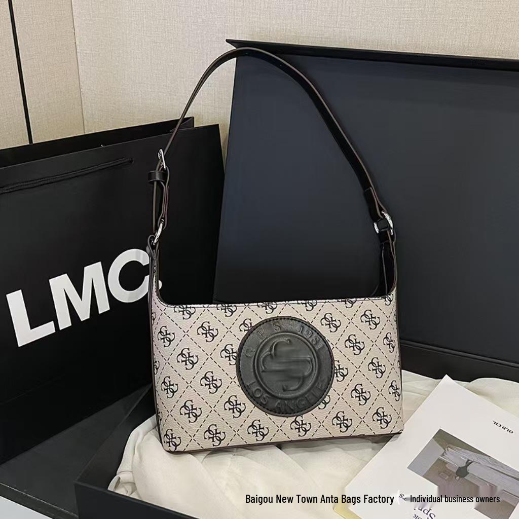 

Trendy High-End Women s Niche Fashion Shoulder Crossbody Bag with Versatile Print Letter Design