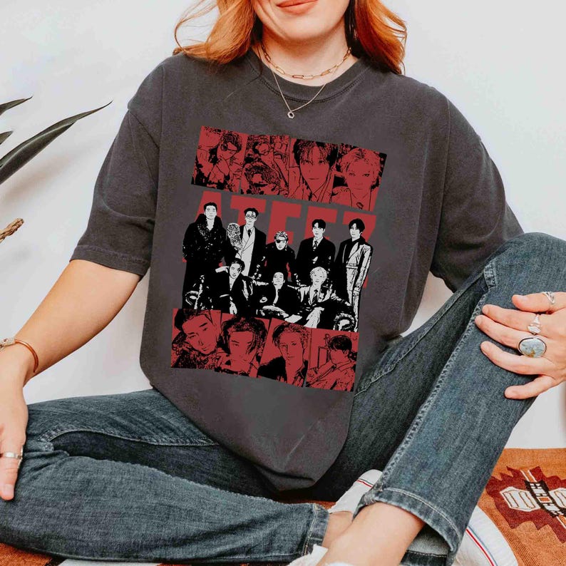2026 Ateez Member Group Shirt, Ateez Inspired Kpop Shirt, Ateez in Your Fantasy World Tour Shirt, Ateez Golden Hour Album Shirt