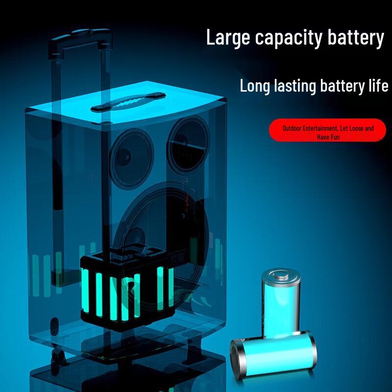 Soaiy SA-X23 High-Power 15-inch Outdoor Bluetooth Karaoke Speaker CN plug (adapter included)