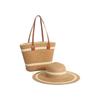 New Shoulder Straw Woven Bag Woven Bag Large Capacity Casual Versatile Fashion Women's Vacation Seaside Beach Woven Bag