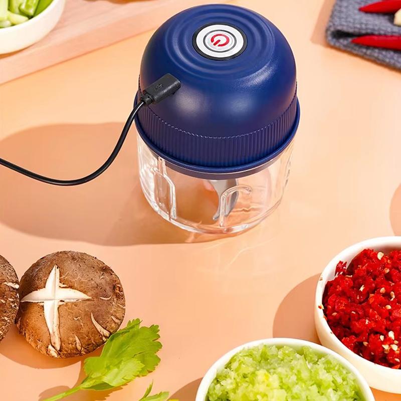 Fren Multifunctional Mini Electric Garlic Grinder Food Meat Chopper Type-c Rechargeable Complementary Food Grinder Machine