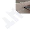 2 Pack Transparent Furniture Wall Protector 10x17cm Adjustable Couch Spacer  For Sofa