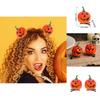 Halloween Decorative Pumpkin Hair Clip For Costume Party And Creative Headwear