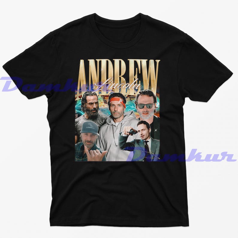 Andrew Lincoln Retro Shirt Rick Grimes Tshirt Rick Grimes Sweatshirt Daryl Dixon Rick Grimes Tee Merch Gift