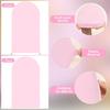 7.2FT Baby Pink Arch Covers, Round Top Wedding Arch Cover Spandex  for Birthday Party Baby Shower Graduation Ceremony Decoration